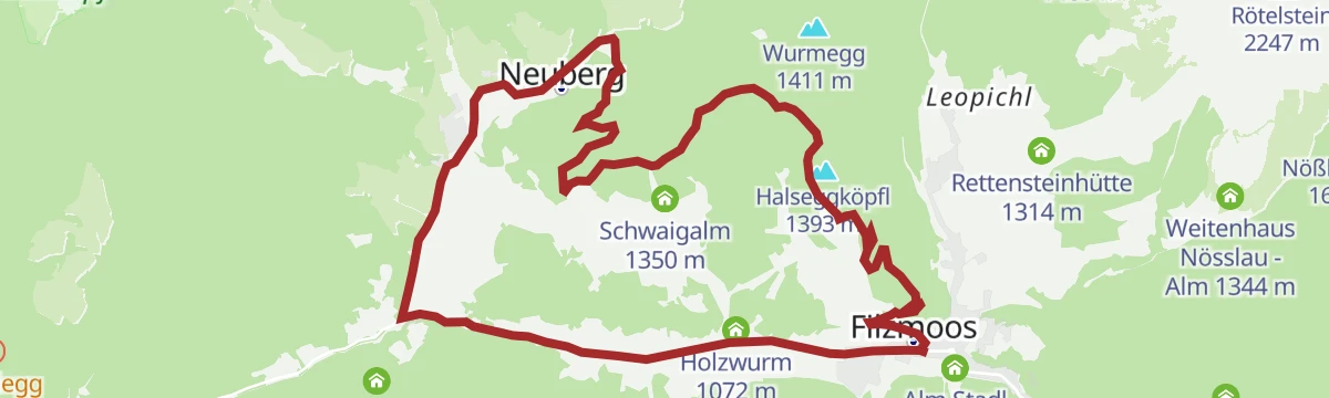 Route map: Schwarze Lacke Runde (SW03)